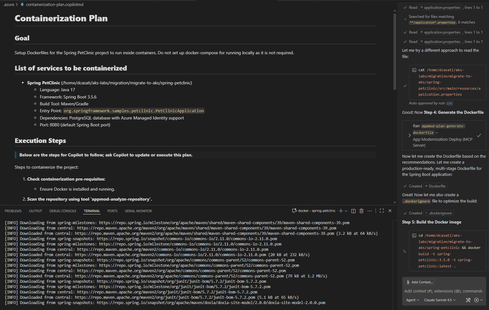 Containerization Plan