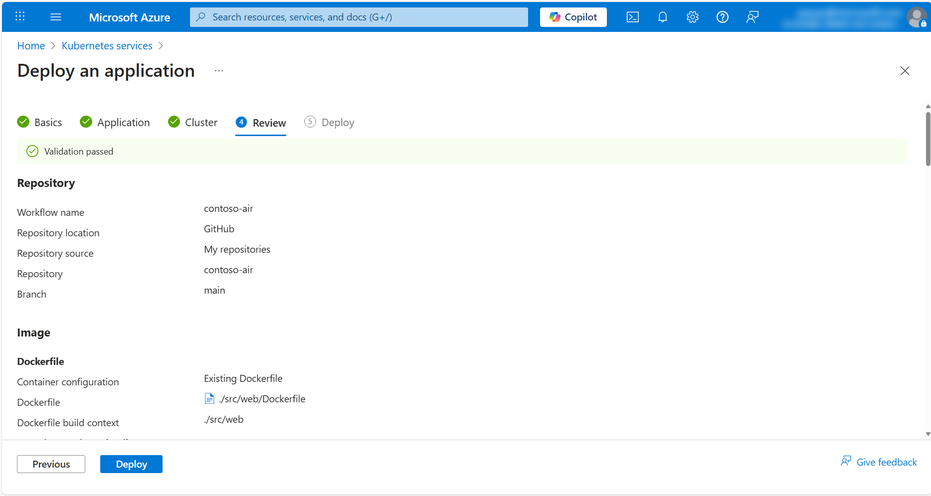 Automated Deployment configuration review